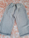 Boys First Impression gray pants blue trim 24m
