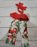 Doll 16" Clothes 2 Dresses, pants, top, and Ribbon