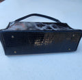 Vintage Dover Leather Handbag. Snap closure, Inside zippered compartment
