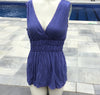 Women’s Sleeveless Shirt periwinkle XS by Max Studio