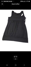 Women's Classy Black Sleeveless Top with sequins Large