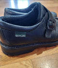 Eastland Syracuse Side Buckle Black Leather Comfort Women's Shoes Size 10W