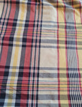 Men's Nautical  Button Down plaid Shirt L