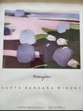 Framed Poster  Beaujour Santa Barbara Winery Santa Ynez Valley California