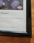 Framed Poster  Beaujour Santa Barbara Winery Santa Ynez Valley California