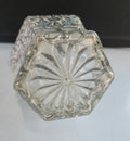 Vintage Pressed Glass Wine Decanter no Stopper