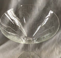 Cocktail Glasses with etched Swirls