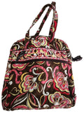 Vera Bradleyl Duffel Tote Bag Brown & Pink  Pucinni Pattern see last picture