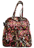 Vera Bradleyl Duffel Tote Bag Brown & Pink  Pucinni Pattern see last picture