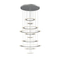 ET2 Saturn II Led 10Light Multi-Light Pendant Matte Silver Finish Matte White