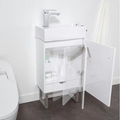 Home Decorators Collection Woodmoore 19 In. W x 10 In. D Vanity in Gloss White