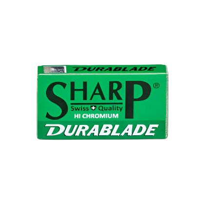 Sharp Durablade Hi Chromium Double Edge Razor Blades - 10 Pack