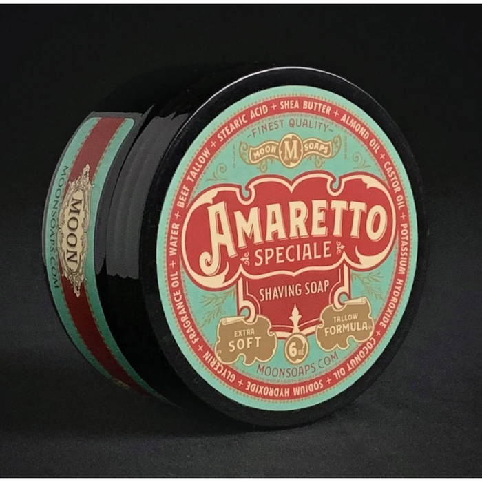 Moon Soaps Amaretto Speciale Shaving Soap 6 Oz