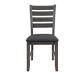 Harper and Bright Gray Rustic Wood Dining Set with Bench (No Table)