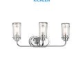Kichler Braelyn 3 Light 24-Inches Seeded Glass Vanity Light