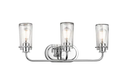 Kichler Braelyn 3 Light 24-Inches Seeded Glass Vanity Light