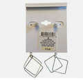 Giani Bernini Square Wire Linear Drop Earrings in Sterling Silver