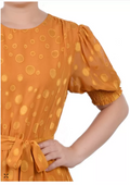 Ny Collection Womens Elbow Sleeve Swiss Dot Dress , XL