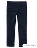 The Childrens Place Girls Uniform Stretch Skinny Chino Pants 2-Pack, Size 10