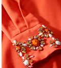 Boston Proper Beaded Embellished Trim Collared Tunic Dress, Size 8