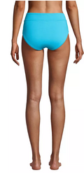 Lands End Retro Tummy Slimmer High-Waist Bikini Bottoms, Size 8