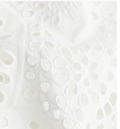 HandM Dress with Eyelet-Embroidered Sleeves, Medium