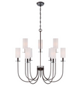 World Imports Monroe 9-Light Bronze Chandelier (WI973797)