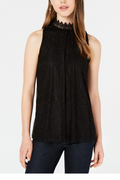 BCX Juniors Lace Top, Size Medium