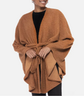 Inc International Concepts Sherpa Faux Fur Belted Kimono, One Size
