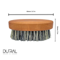 Dural Beard Brush Grey Tampico Fibre Pear Wood