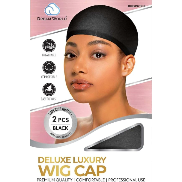 Dream World Deluxe Wig Cap Black
