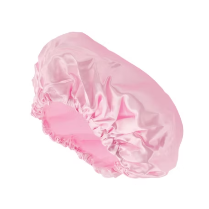 LA Indulgence Waterproof Shower Cap Pink