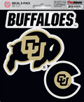 NCAA Official Team Sticker Mats - Set of 3 Stickers