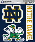 NCAA Official Team Sticker Mats - Set of 3 Stickers