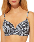 Bleu Rod Beattie Stretch UV Protection Shirred Adjustable Swimsuit Top, 38D