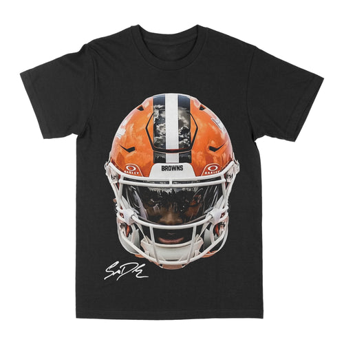 Shedeur Sanders "Big Face Helmet" Graphic Tee