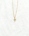 Necklace: 18kt Gold Cross