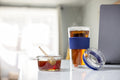 SipLux® Glass Travel Cup with Lid
