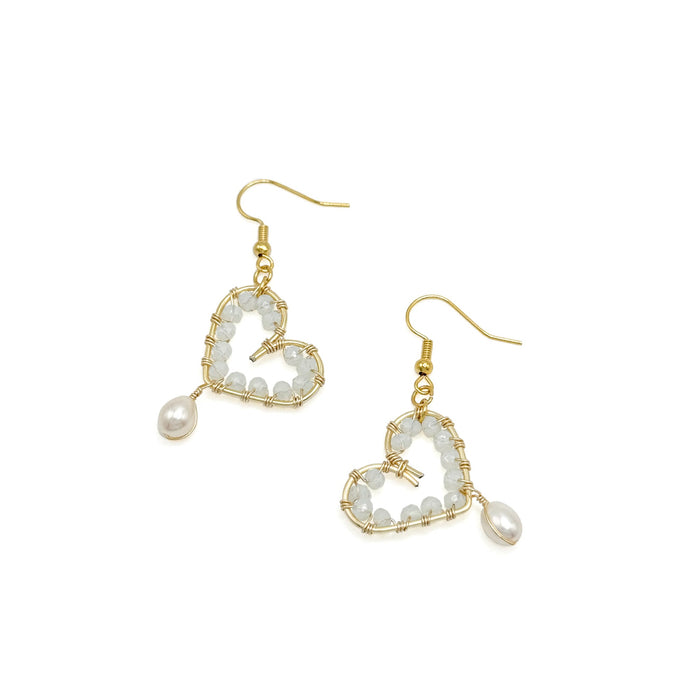 Smitten gold earrings