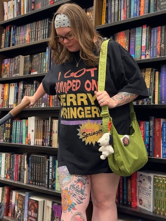 90'S I Got Dumped On Jerry Springer Washed Black T-Shirt