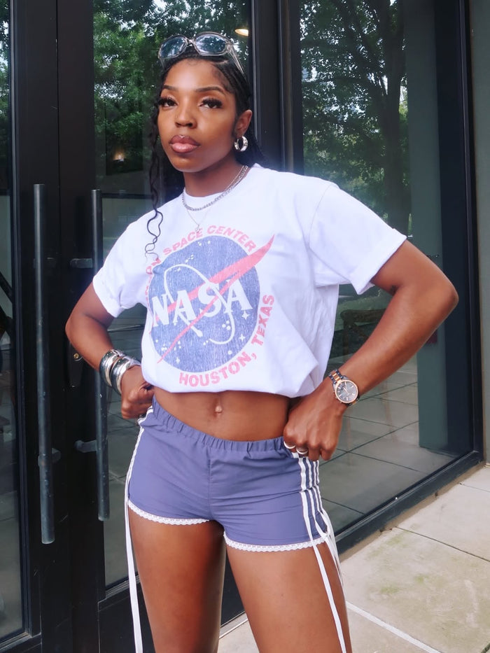 90'S Nasa Vintage White T-Shirt