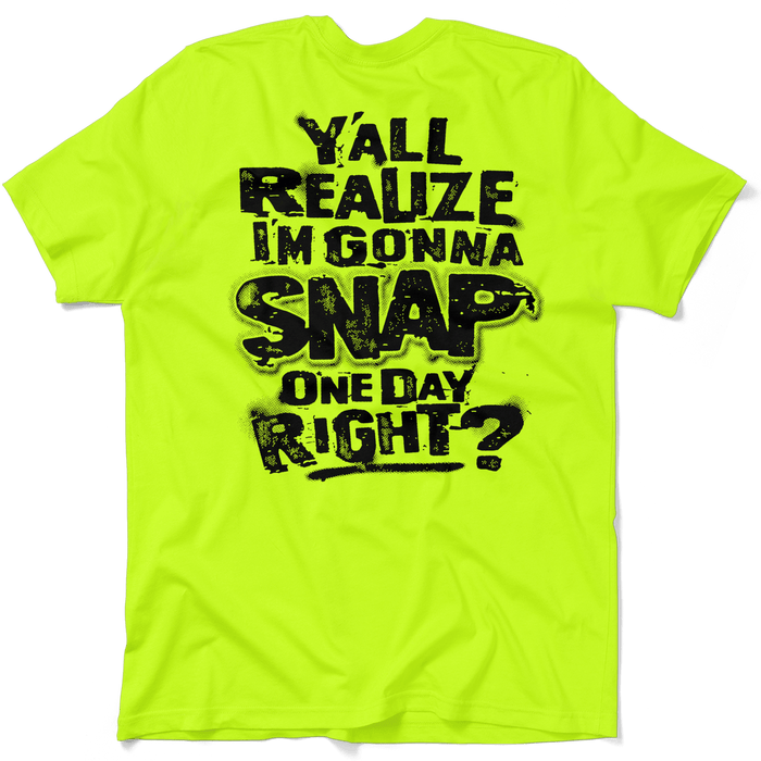 Snap - Safety Yellow T-Shirt