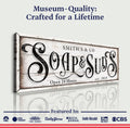 Personalized Soap And Suds Laundry Sign