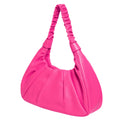 Sophia Full-grain Pebbled Leather Hobo Shoulder Bag for Women