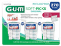 Sunstar GUM Soft-Picks Original Dental Picks for Teeth Cleaning & Gum 270ct