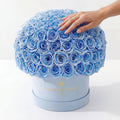 Supreme Light Blue Suede Superdome Box | Light Blue Roses