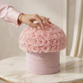 Supreme Light Pink Suede Superdome Box | Light Pink Roses