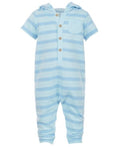 First Impressions Stripe Hooded Jumpsuit