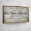 One Nation Under God Ronald Reagan Sign III