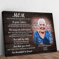 Mom, You're Too Beautiful To Forget Happy Mother's Day Sign